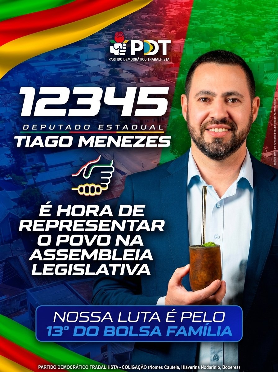 Tiago Menezes Deputado Estadual 12345