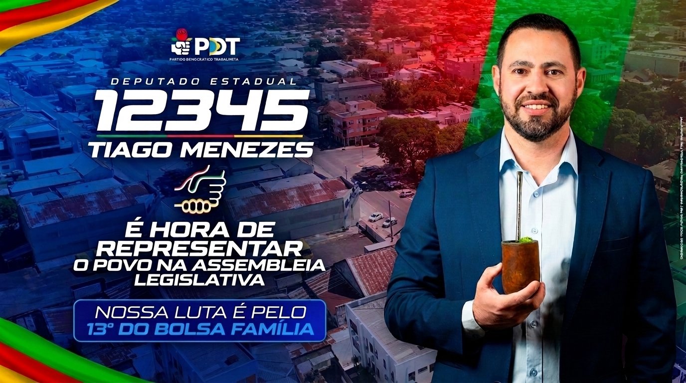Tiago Menezes Deputado Estadual 12345